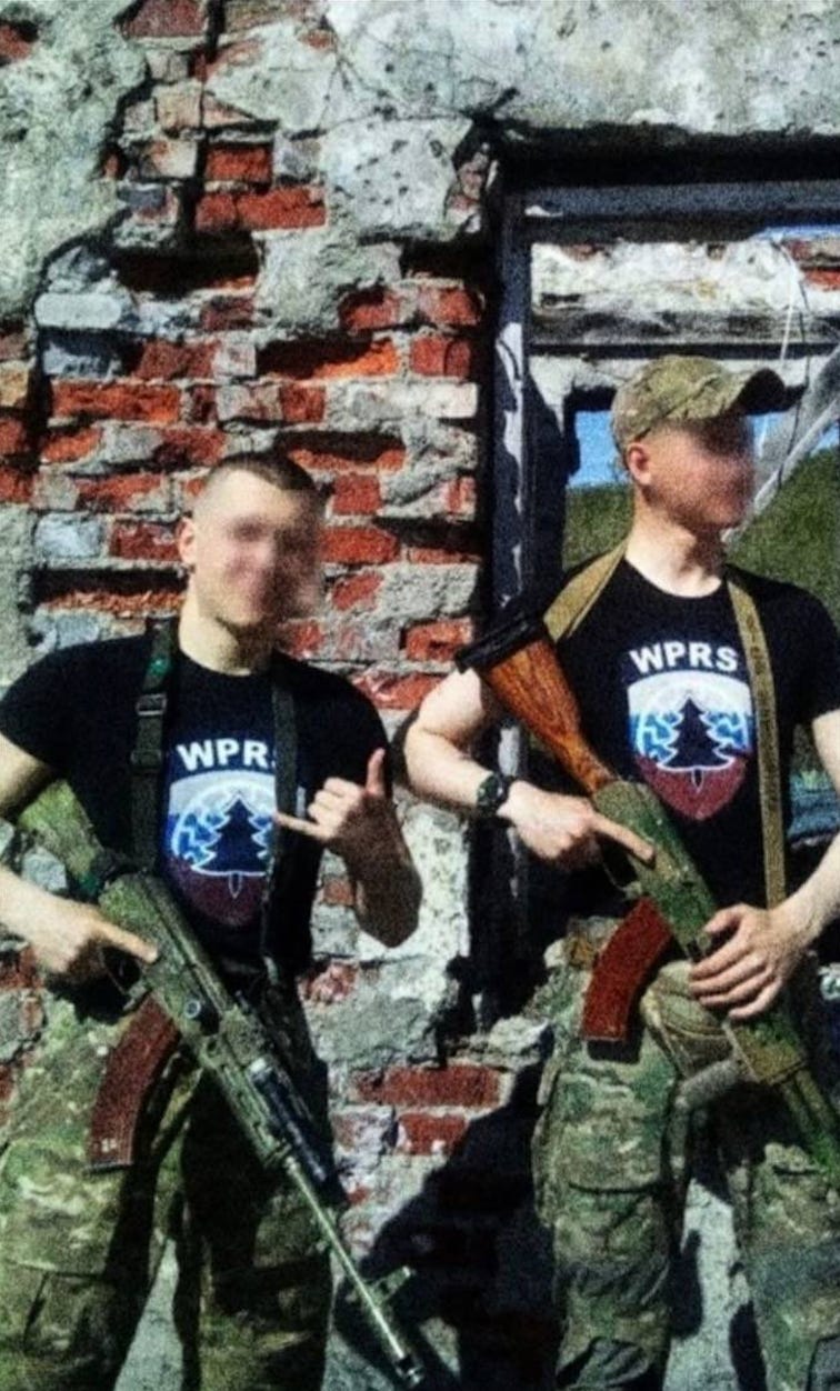 White Power Ranger Squad Patch Russia