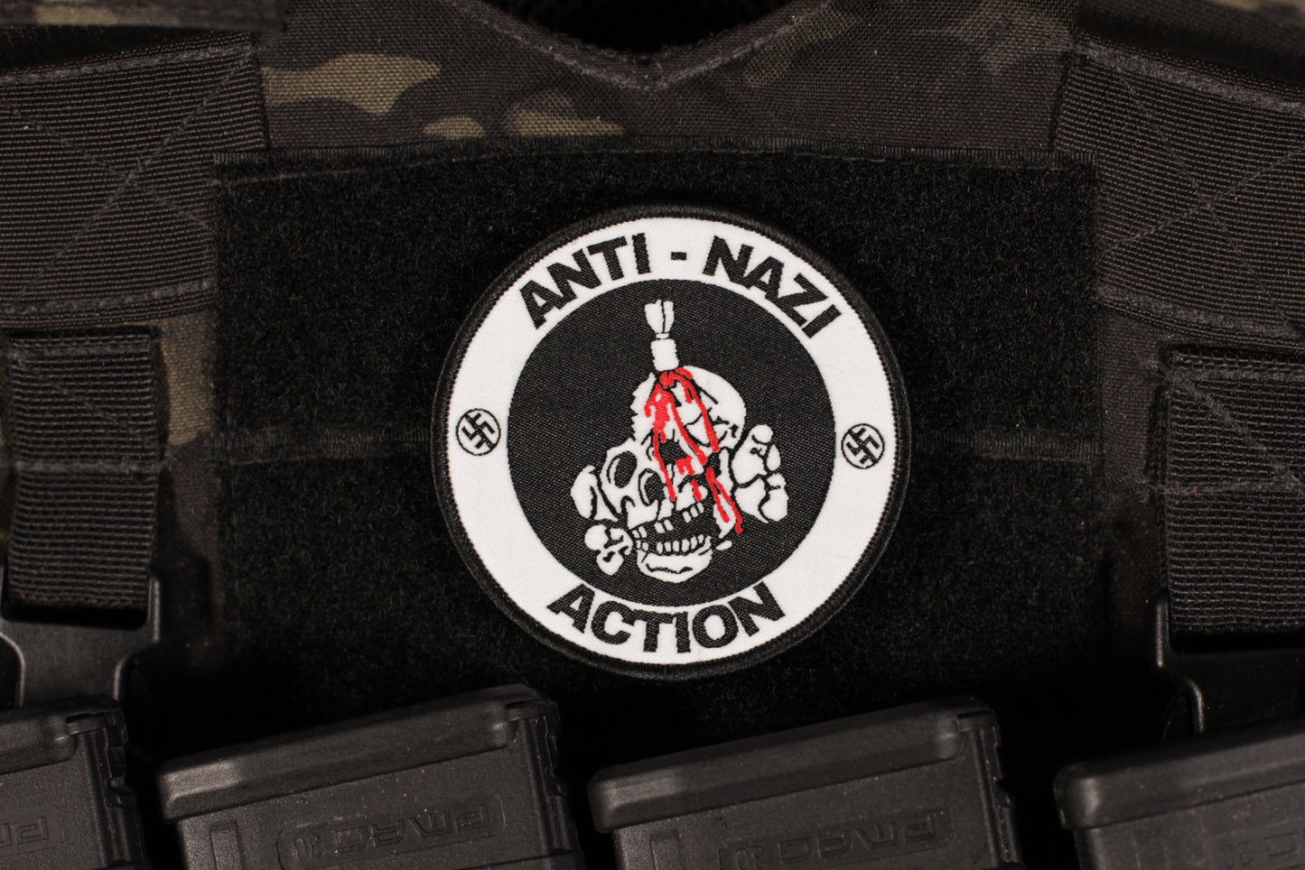 ANTI NAZI Action Patch