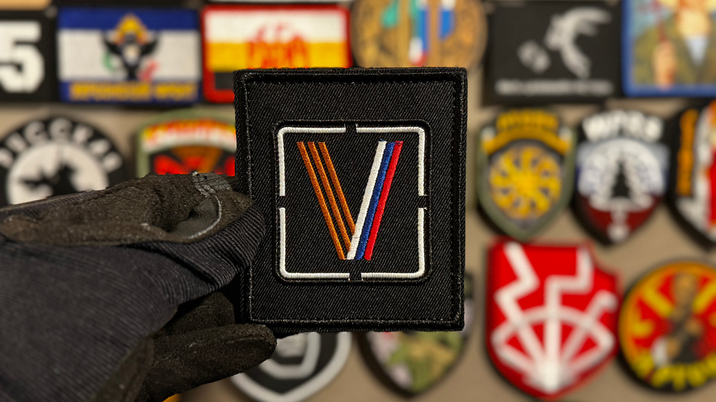 Russian V Armband Tricolor St. George Patch