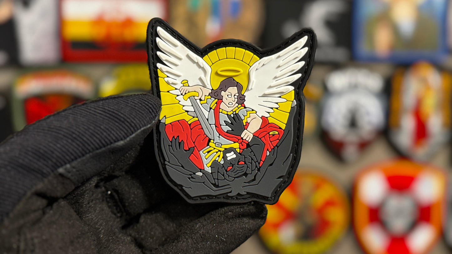 Archangel Michael Divine Protector PVC Patch