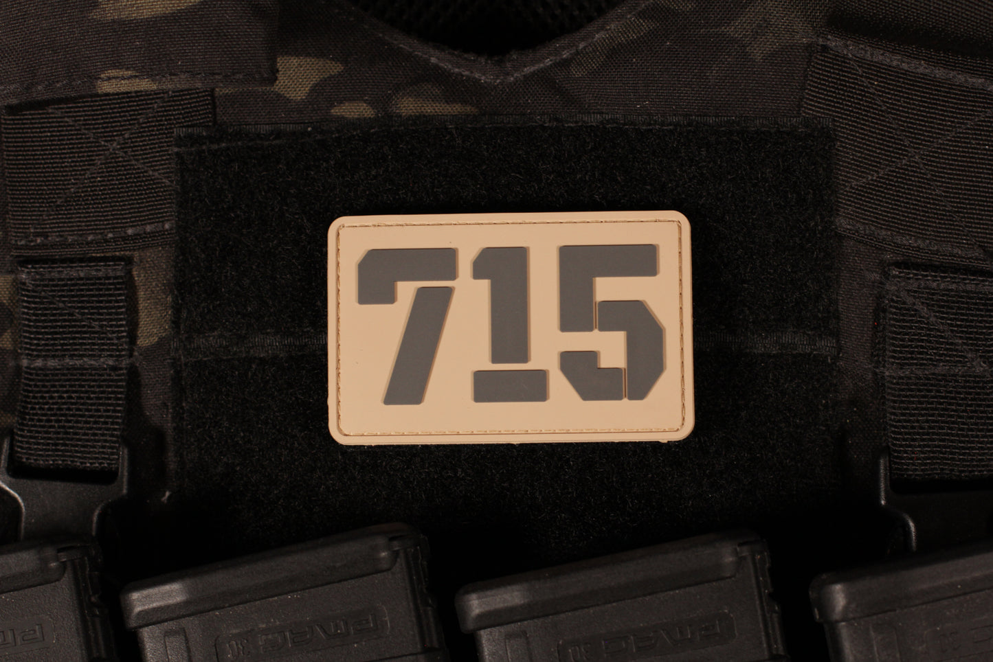 Russian 715 Team PVC Patch Tan & Grey