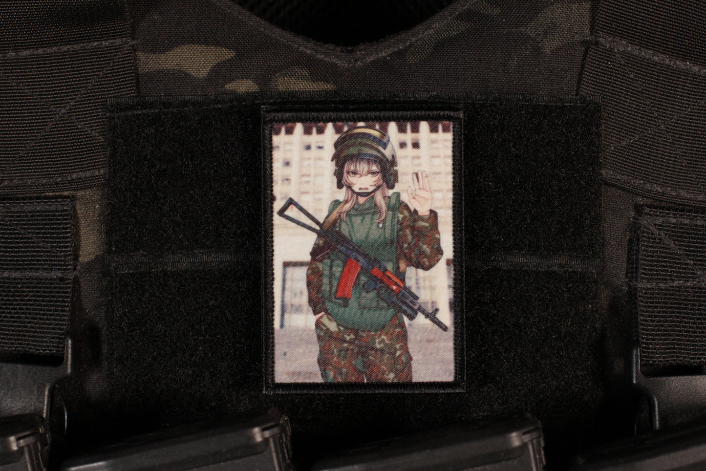 Anime Russia's Black October Printed Patch