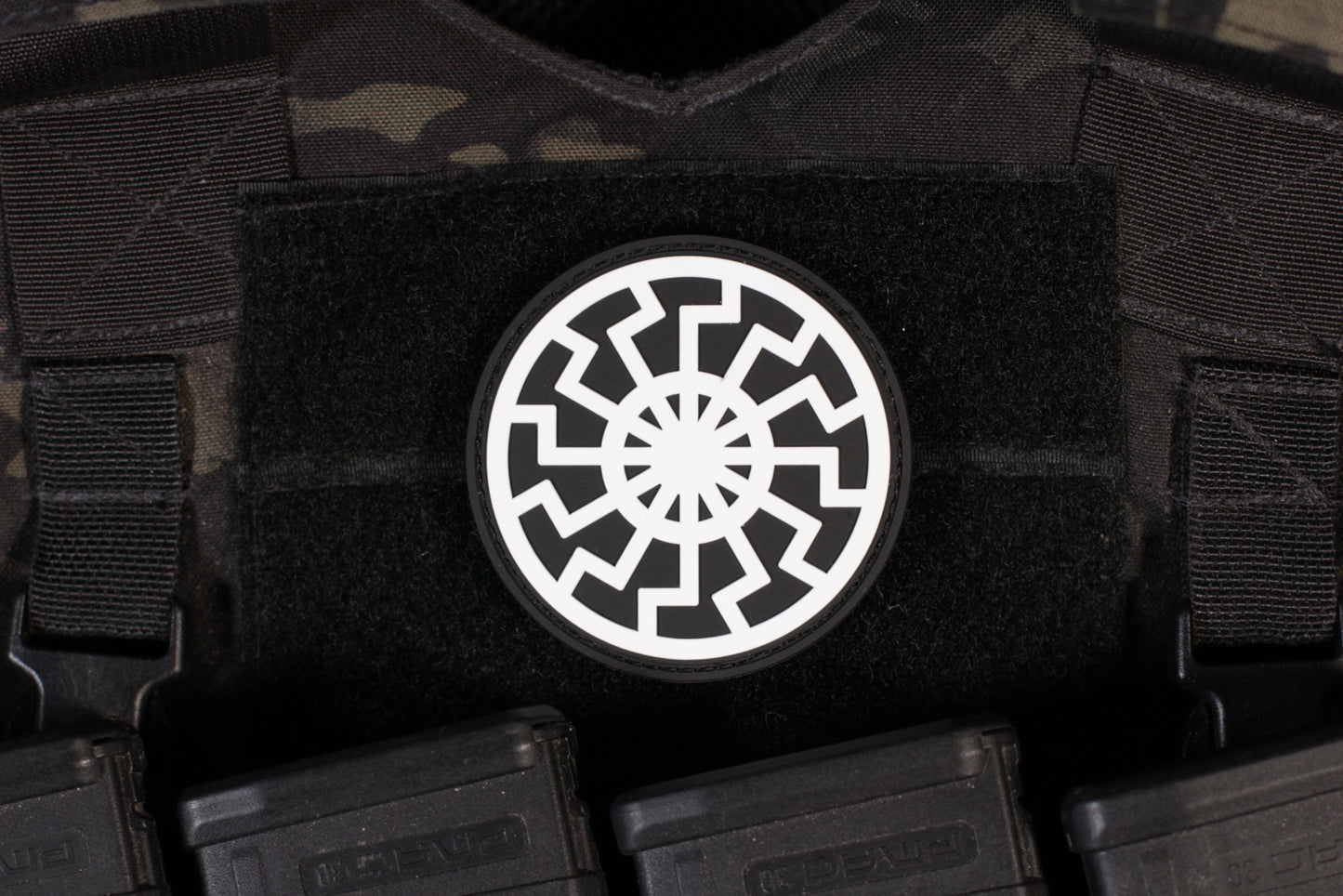 Black Sun PVC Patch