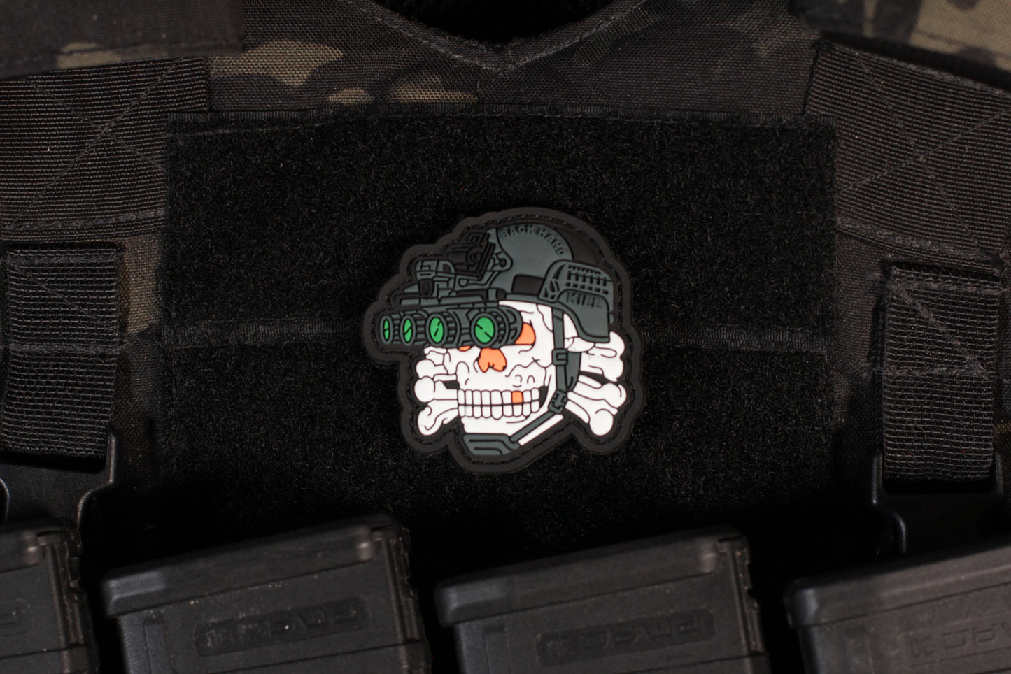 Dead Of Night SOF Skull PVC Patch