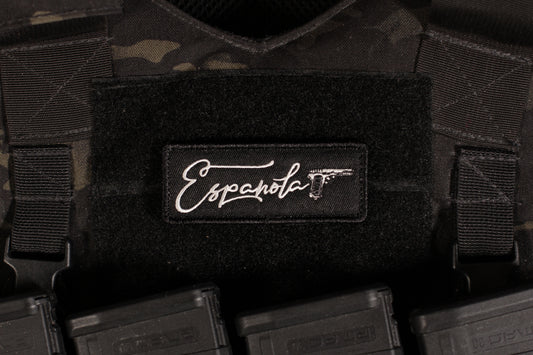 PMC Española Logo Patch Black & White