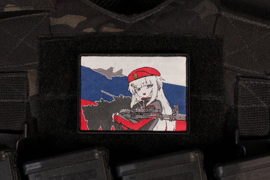 GFL AK47 Anime Russia Flag Patch Woven