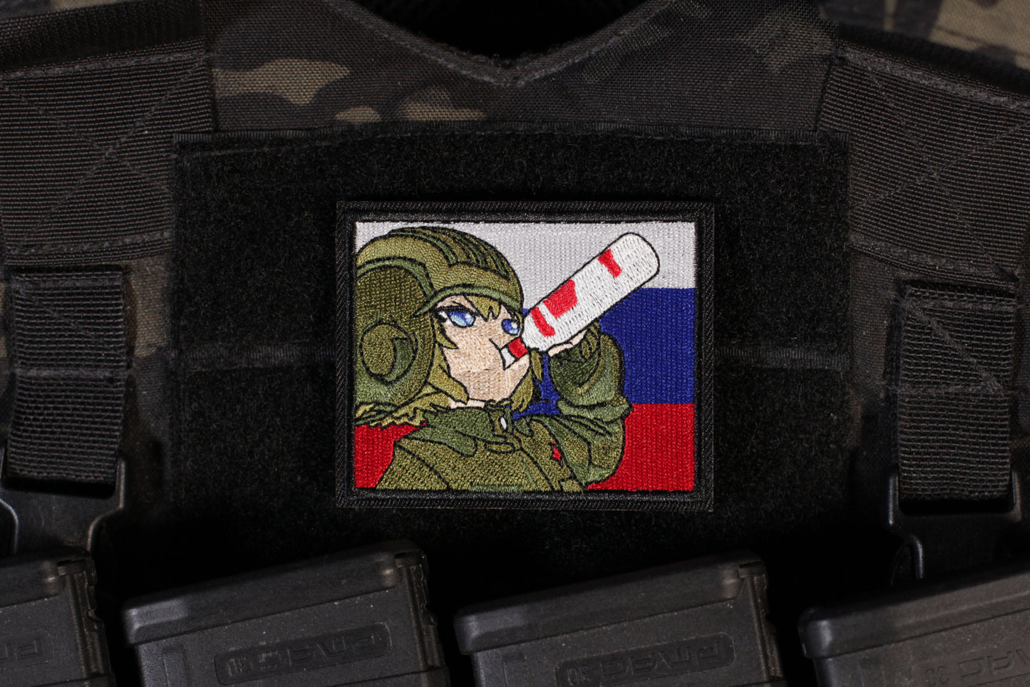 Katyusha Russian Flag Anime Patch