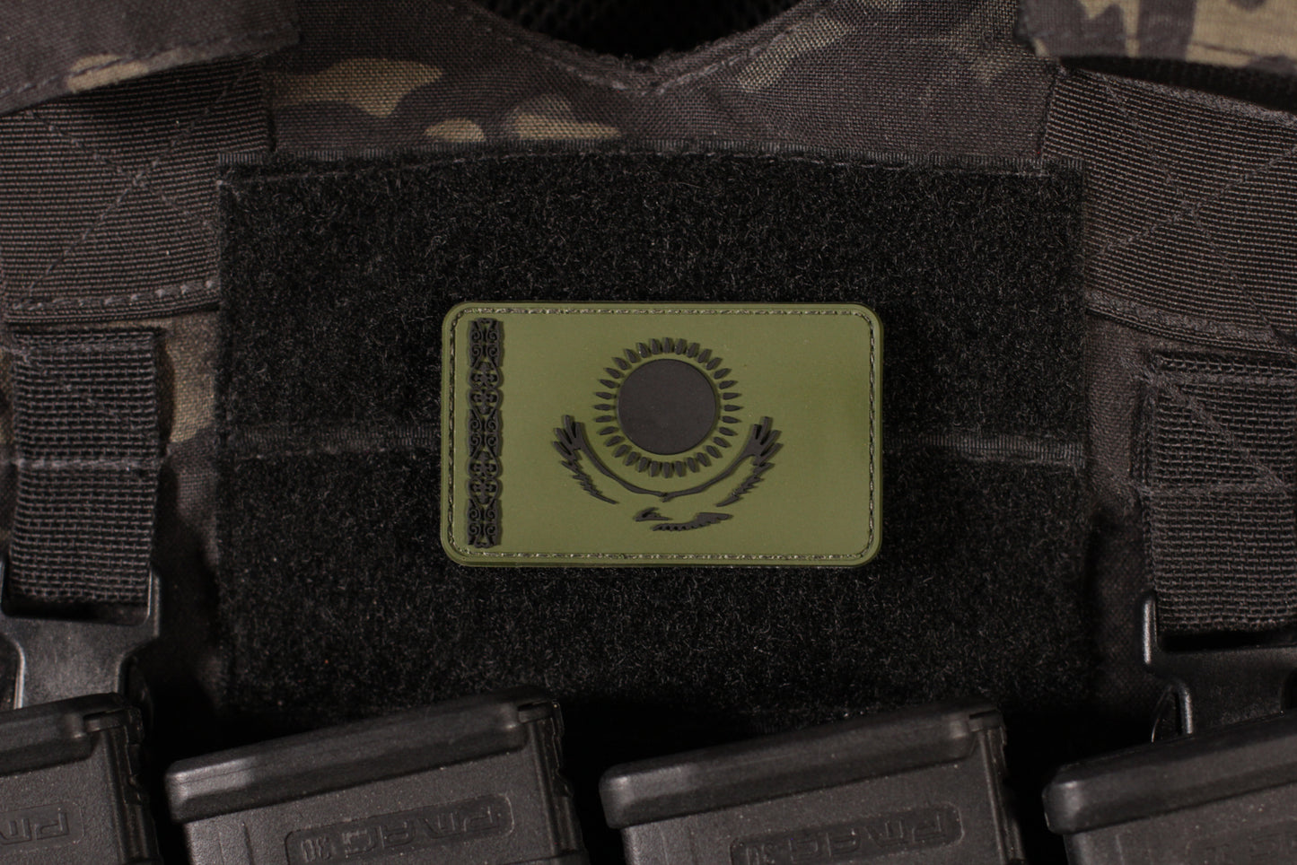 Kazakhstan Flag Subdued PVC Patch