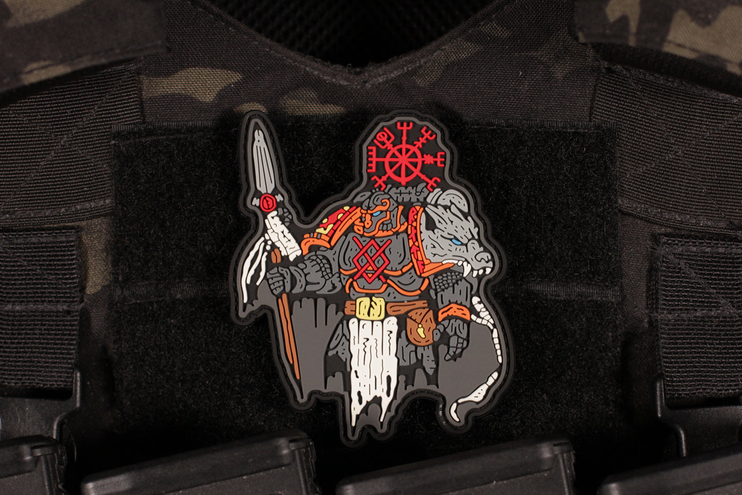 Orc Viking Warrior PVC Patch