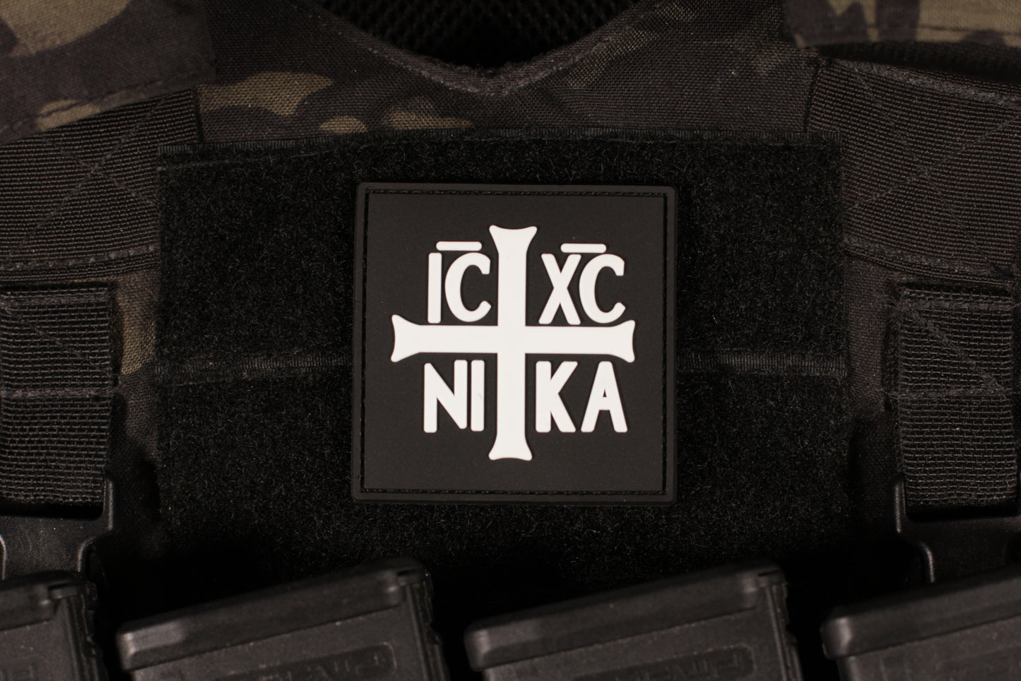 Orthodox Christian Jesus Christ Conquers PVC Patch