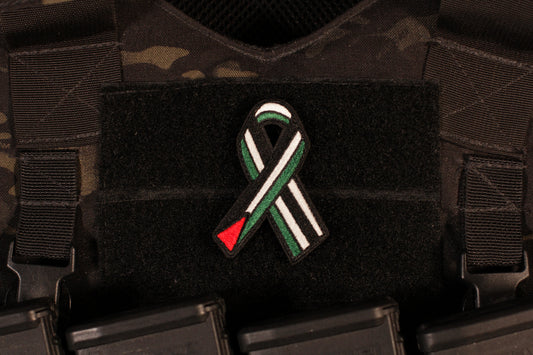 Palestine Flag Ribbon Patch