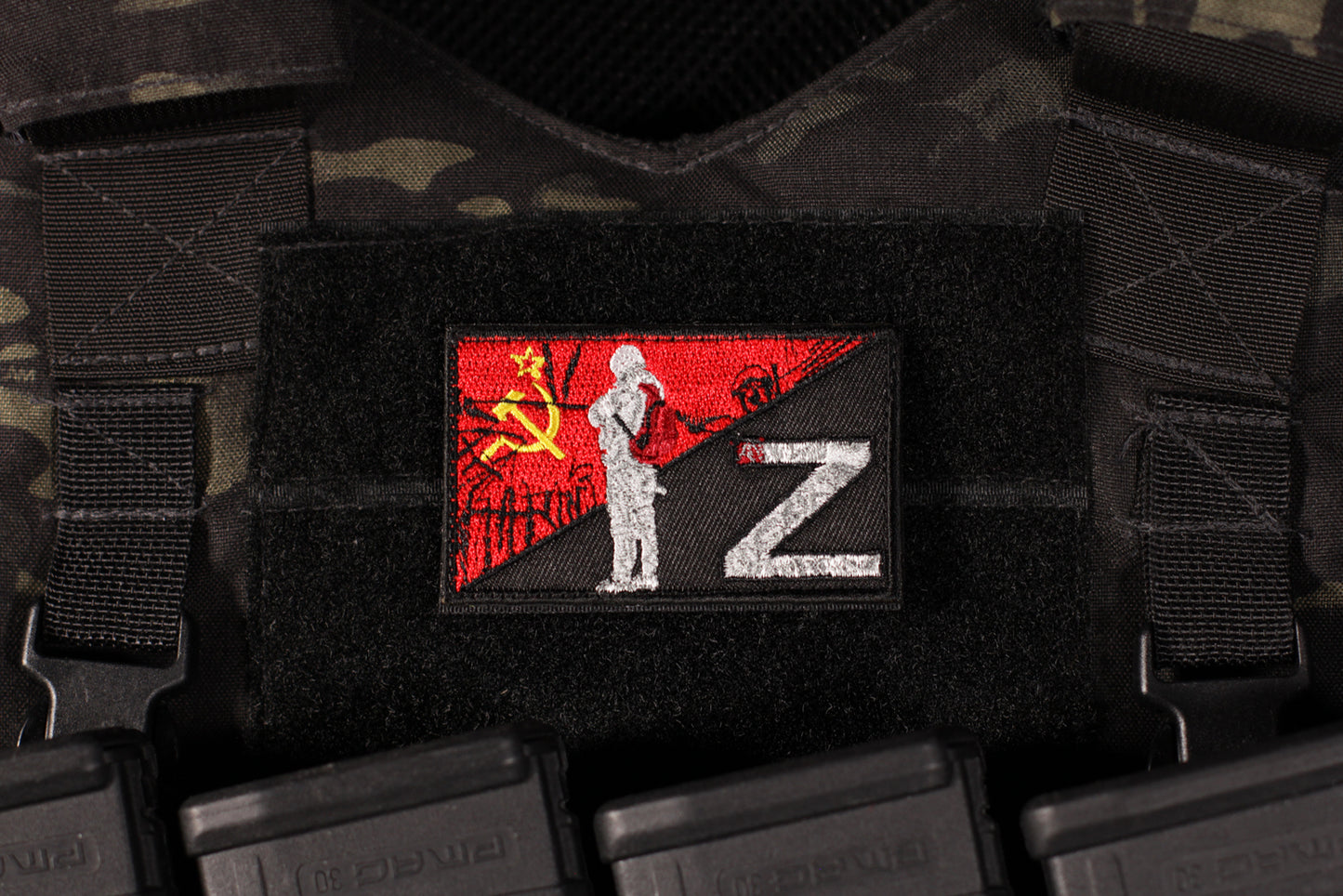 Commander Struna Red Army Flag Russian Military Morale Patch