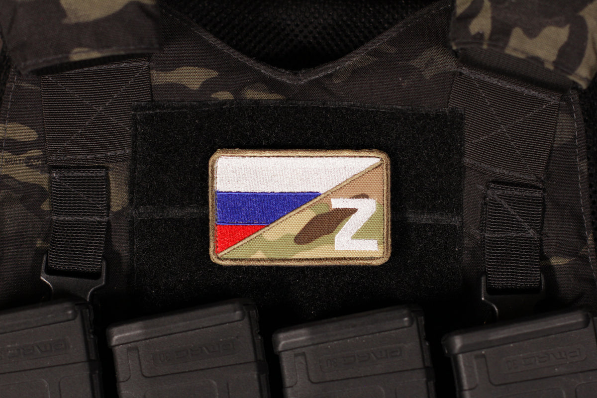 Russia Flag Russian Z Multicam Patch