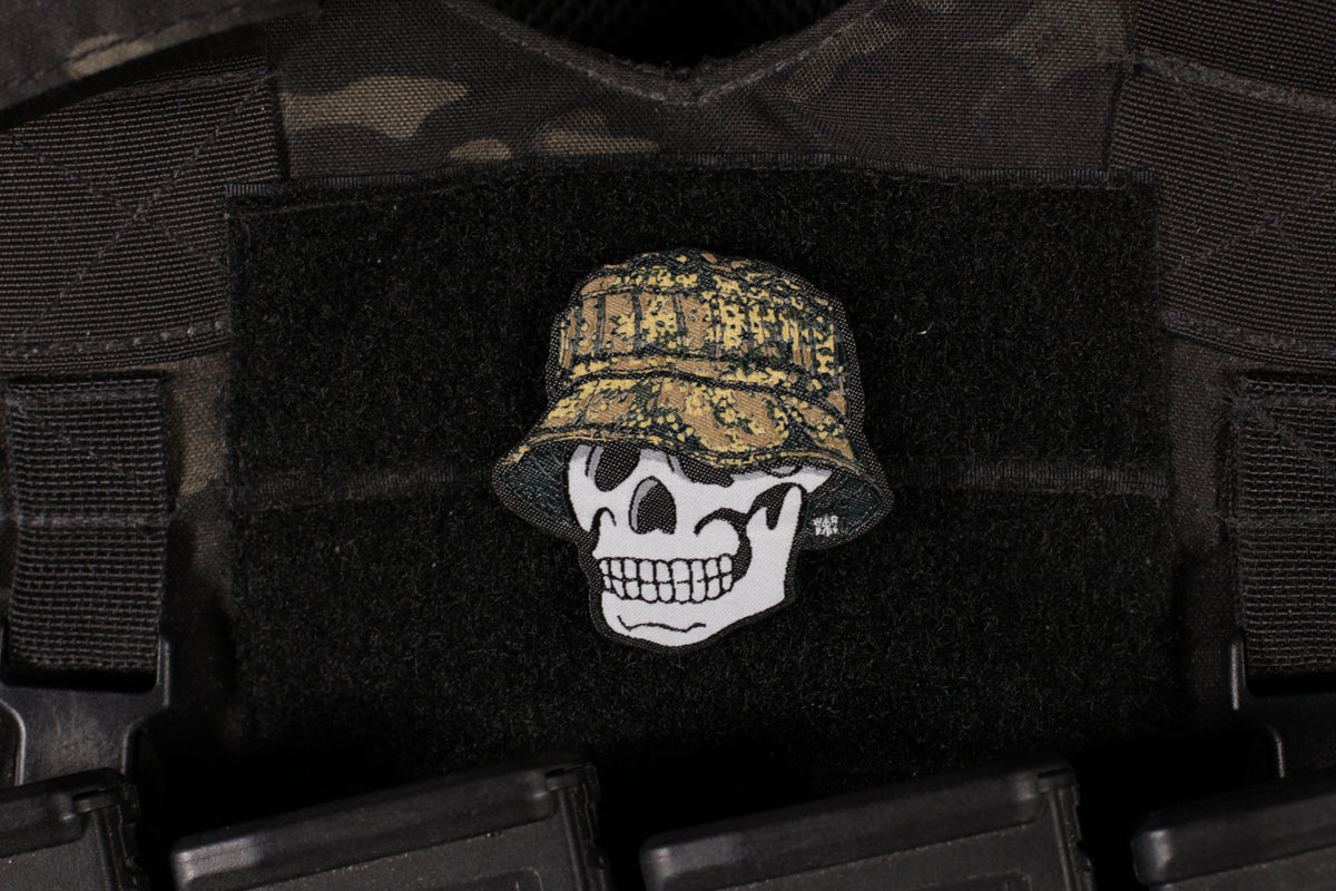 Skull Of Peace Boonie Hat Patch