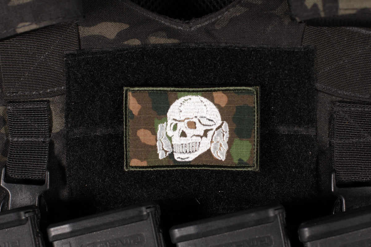 Skull Of Peace M44 Camo Embroidery Patch