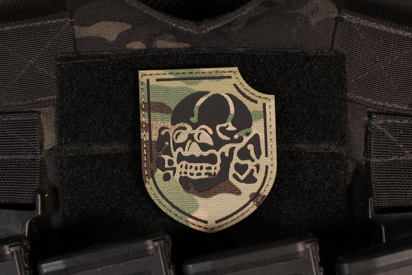 Skull Of Peace IR Reflective Patch Multicam