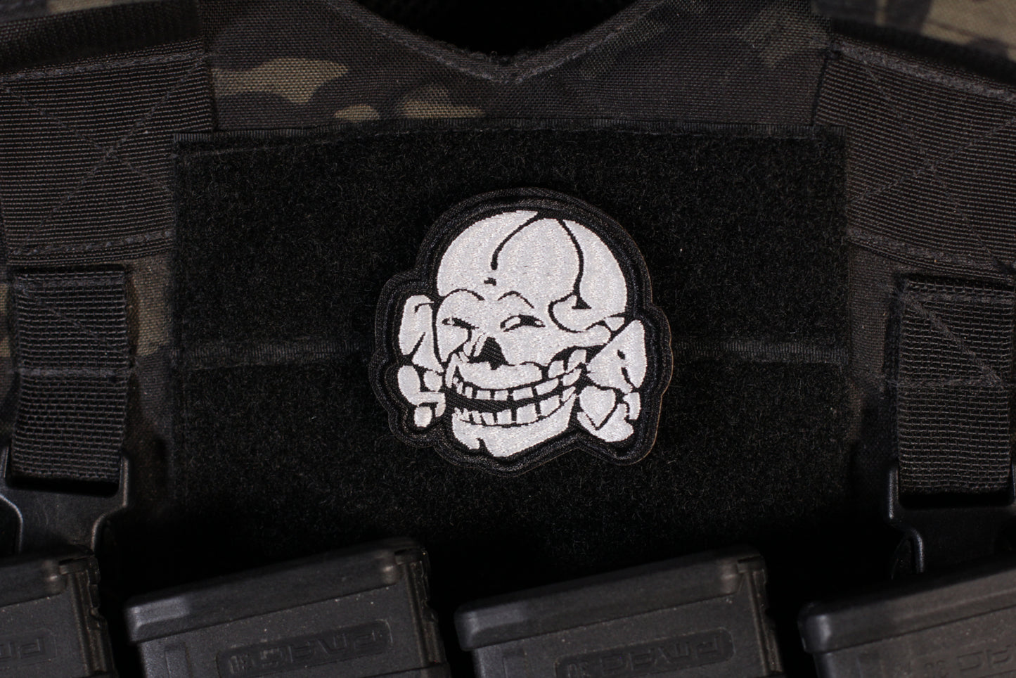 Smiley Skull Of Happiness Patch