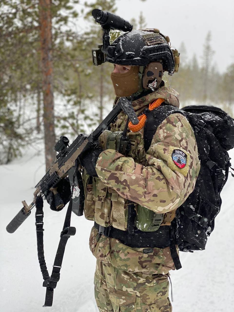 White Power Ranger Squad Patch Russia