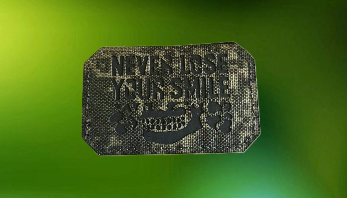 Never Lose Your Smile IR Laser Cut Russian EMR Camo Patch