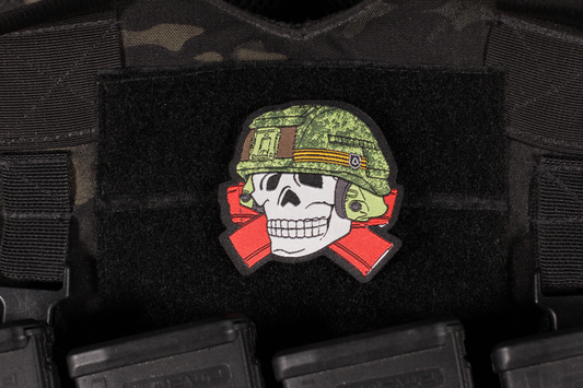 Skull Of Peace Bakelite Patch