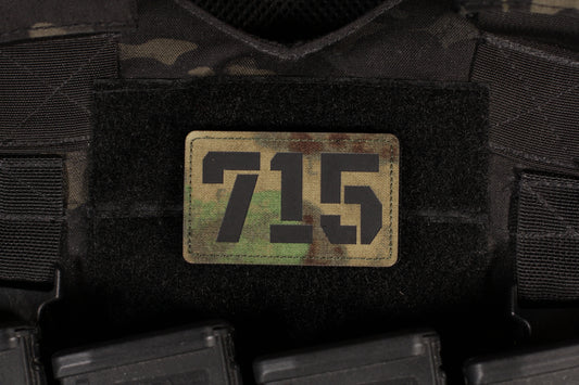 Russian 715 Team IR Relective Atacs FG Laser Cut Patch