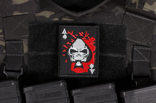 PMC Wagner Group Ace Of Spades Skull Patch