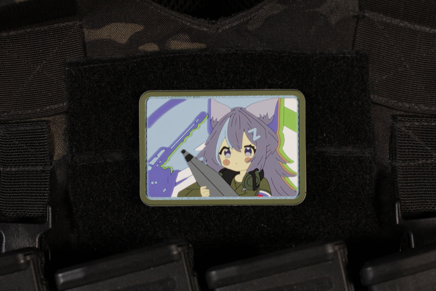 Russia Anime Artillery Z Girl PVC Patch