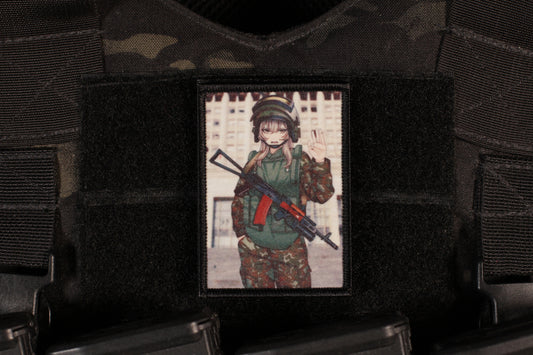 Anime Russia's Black October Printed Patch