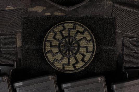 Black Sun Patch OD Green