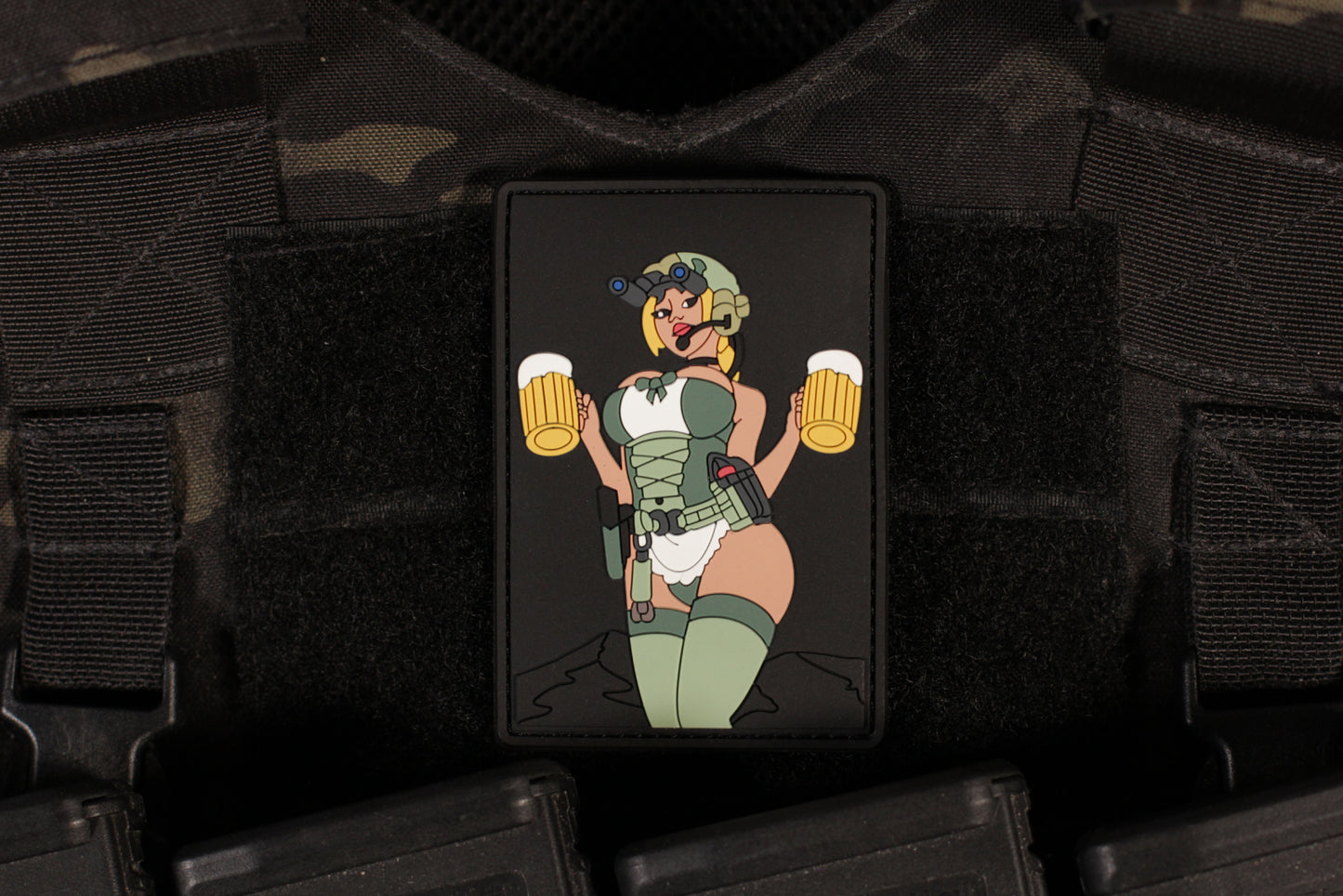 Beer Girl PVC Patch