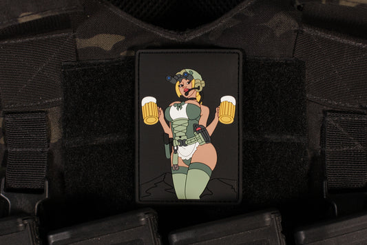 Beer Girl PVC Patch