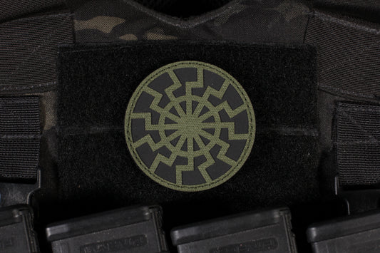 Black Sun Laser Cut Ranger Green IR Reflective Patch