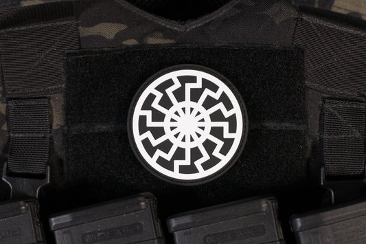 Black Sun PVC Patch