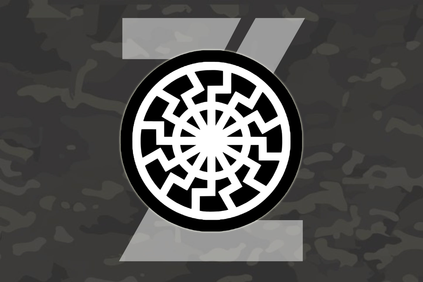 Black Sun Bumper Sticker Premium Vinyl