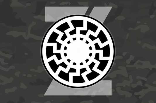 Black Sun Bumper Sticker Premium Vinyl