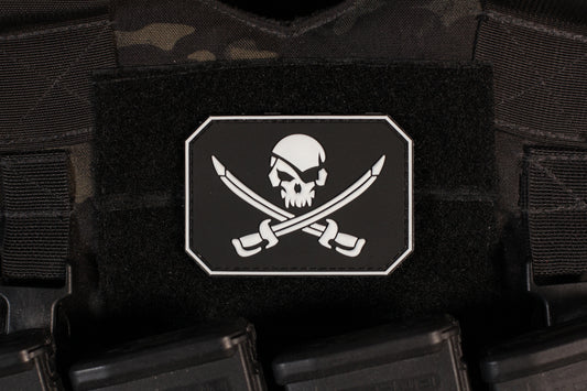 BT Pirate Flag PVC Patch