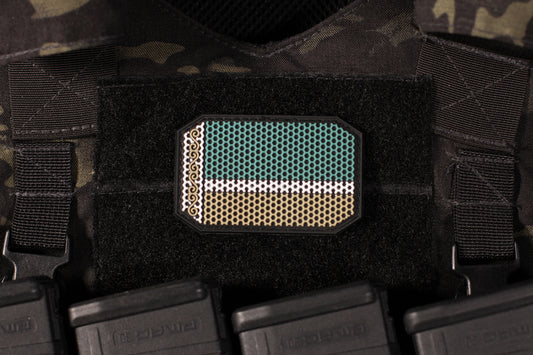 Chechnya Flag SOBR AKHMAT Subdued Chechen Military 3D PVC Patch