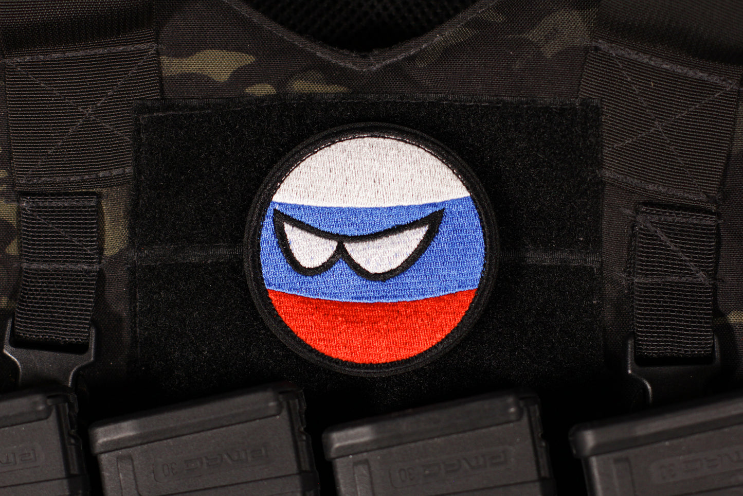 Russia Flag Country Ball Russian Military Morale Patch