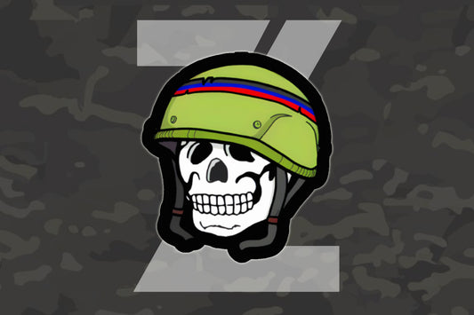 DPR Skull Of Peace Bumper Sticker Premium Vinyl
