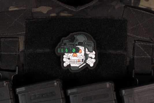 Dead Of Night SOF Skull PVC Patch