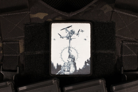 Drone The Hand Of Fate Printed Russian Morale Patch