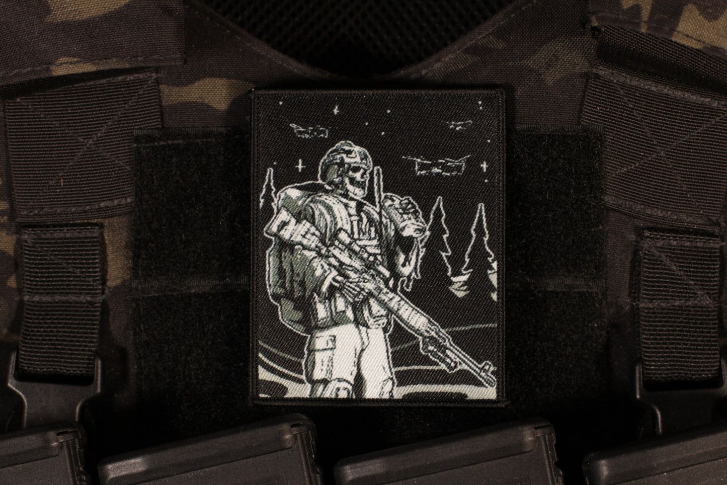 Drone Hunter Russian Morale Patch Printed