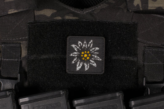 Edelweiss Flower Laser Cut Reflective Patch