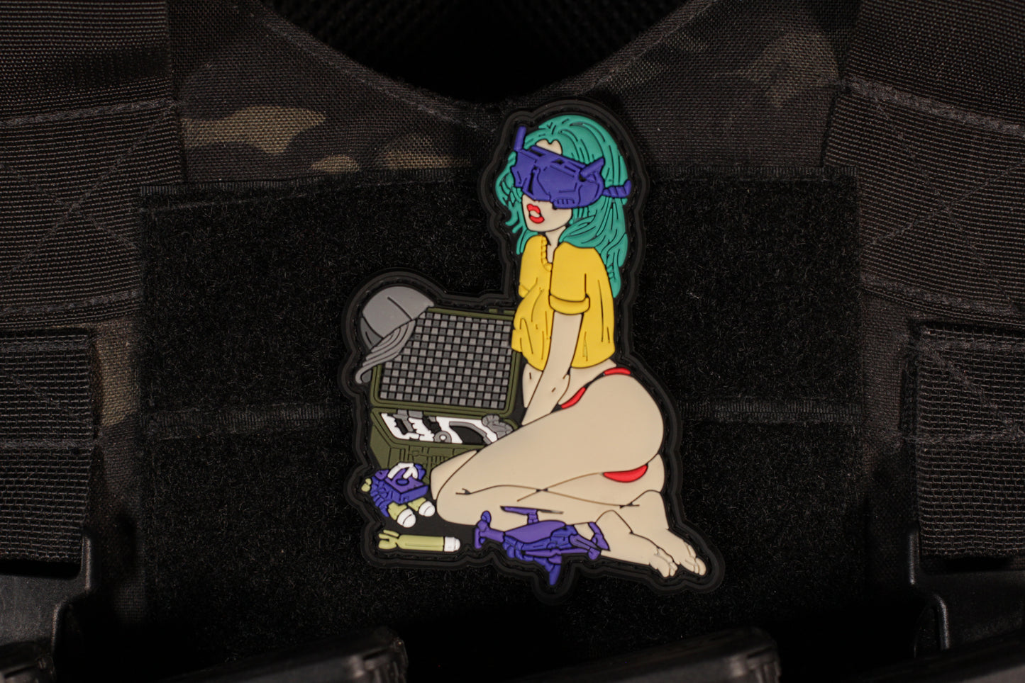 FPV Drone Girl PVC Patch