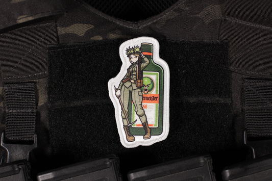 Fuel Of War Girl Jägermeister Patch