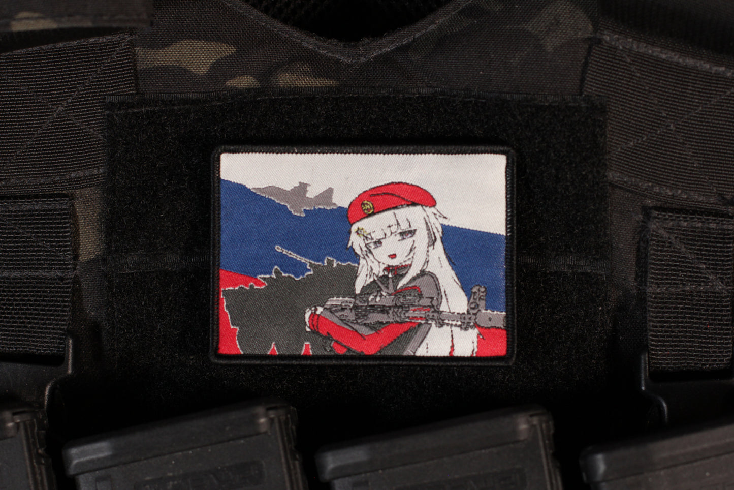 GFL AK47 Anime Russia Flag Patch Woven