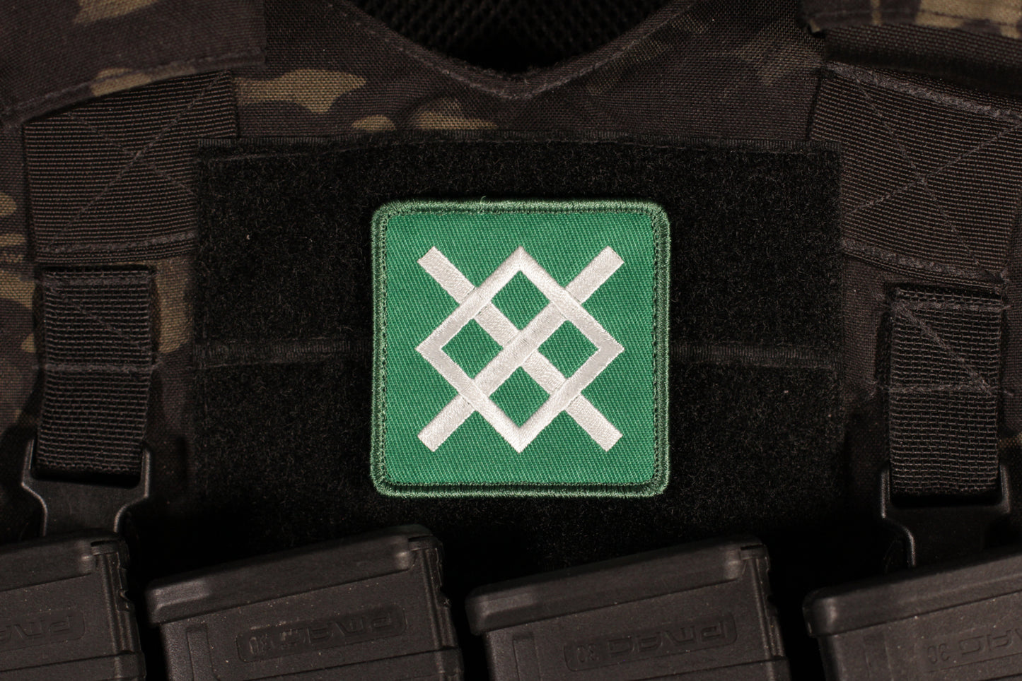 Gungnir Symbol Russian Armed Forces Group "North" Patch Forest Green