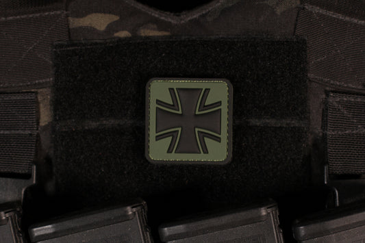 Cross Of Peace PVC Patch Green