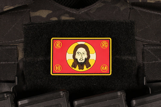 Jesus Russian Orthodox Flag PVC Patch