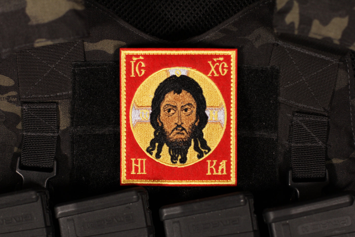 Jesus Russian Orthodox Russia Military Morale Patch Large Size High Detail